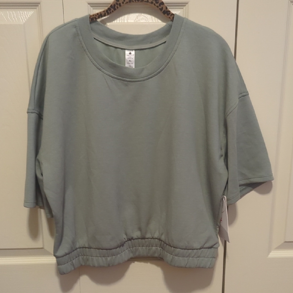 Yogalicious Green Lanston Cropped Top